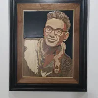 تابلو معرق چوب شادمهر عقیلی