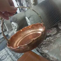 شکلات خوری مسی  مس زنجان هست حک شده
