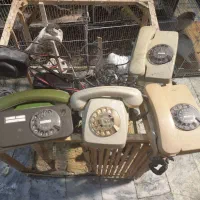 تلفن‌های قدیمی عتیقه انگشتی به علت تغییر شغل برسه