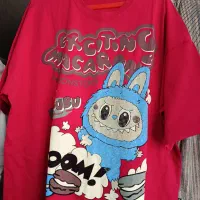 تیشرت باکسی زنانه لبوبو