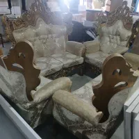 مبل سلطنتی کارکرده برازجان|مبلمان خانگی و میز عسلی|برازجان, |دیوار