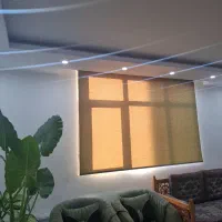 دوعددپرده زبرا شیدجدیددوعددسبزرنگ درابعادهم|پرده، رانر، رومیزی|کاشمر, |دیوار