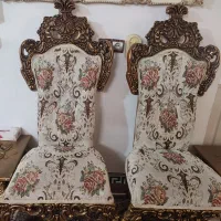 مبل سلطنتی ۹ نفره با سه تا میز عسلی  و بوفه|مبلمان خانگی و میز عسلی|آمل, |دیوار