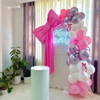 بادکنک آرایی گل آرایی افتتاحیه