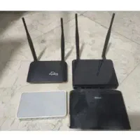 ۵ عدد روتر اکسس پوینت وایفای+سوییچ(مودم نیستند)