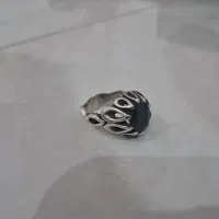 انگشتر نقره یاقوت کبود