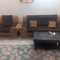 یک دست مبل ۷ نفره کارکرده|مبلمان خانگی و میز عسلی|نجفآباد, ویلاشهر|دیوار