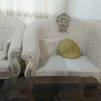 مبل هفت نفره سالم همراه با جلو مبلی