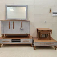 ست آینه کنسول.میز جلو مبلی.میز تلویزیون مدل انزو