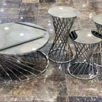 مبلمان برند چستر همراه با میزنهارخوری و عسلی ها|مبلمان خانگی و میز عسلی|اندیشه, اندیشه فاز ۱|دیوار