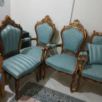 مبل ۹ نفره ومیزناهارخوری ۶ نفره|مبلمان خانگی و میز عسلی|تهران, قاسمآباد|دیوار