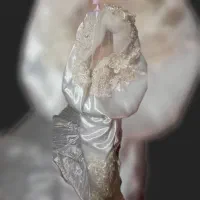 لباس عروس تمام ساتن ترکیه|لباس|شیراز, قصرالدشت|دیوار