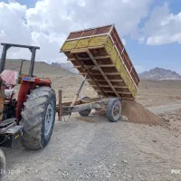 تریلی تراکتور ده تنی با لبه