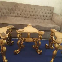 دو عدد عسلی و یک عدد میز جلو مبلی