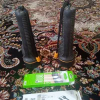 چراغ قوه جنس خوب و بادوام دوعددهست ودوعددشارجرگوشی