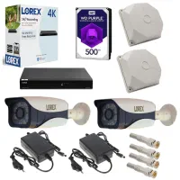 ۲دوربین مداربسته پلاک خوان پک طلایی LOREX مدلDH60