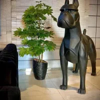 مجسمه فایبرگلاس سگ نگهبان