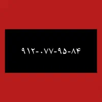 ۹۱۲-۰۷۷-۹۵-۸۴
