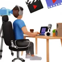 تدوینگر و فیلم بردار