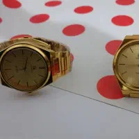 ساعت کلاسیک طلایی