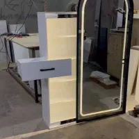 آینه قدی جاکفشی دار لمسی