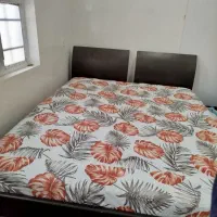 تخت دونفره همراه با تشک|تخت و سرویس خواب|میانکوه, |دیوار