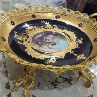 میوه خوری پایه دار اصل دسته طلایی شیک نو آک برند