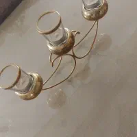 جا شمعی شمعدان طلایی