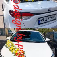 گل آرایی ماشین عروس و دسته گل عروس درب منزل|خدمات پذیرایی، مراسم|شیراز, پودنک|دیوار