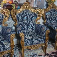 مبل ۹نفره مناسب جهیزیه|مبلمان خانگی و میز عسلی|اقبالیه, |دیوار