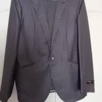 کت و شلوار طوسی رنگ سایز ۴۴