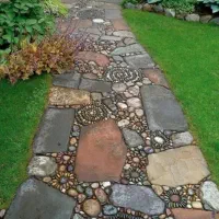 جدول کار محوطه ، جالیز ، سنگ