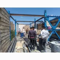 جوشکاری اسکلت و دیوارچینی یه طبقه دریک روز|خدمات پیشه و مهارت|مشهد, شهرک امام هادی (شهرک غرب)|دیوار