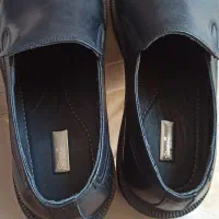 کفش چرم اصل بوفالو سیاه