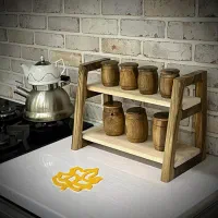 استند جاادویه چوبی (چوب درخت چنار و گردو)