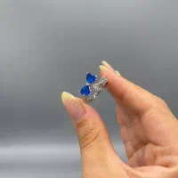 انگشترهای جواهری نگین آبی|بدلیجات|خوی, |دیوار