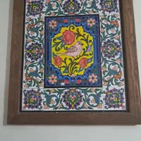 تابلو کاشی کاری شده باطرح بسیار زیبا
