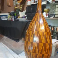 تنبور ترکه ای  قدیمی تیکه کاری