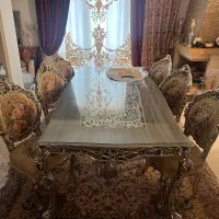 مبلمان استیل با ورق طلا به دلیل تغیر دکوراسیون|مبلمان خانگی و میز عسلی|تهران, الهیه|دیوار