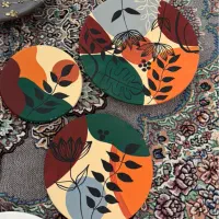 دو ست دیوارکوب با تکنیک تکسچر برجسته|تابلو، نقاشی، عکس|مشهد, ادیب نیشابوری (شهرک غرب)|دیوار