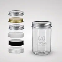 ظرف پلاستیکی جار سزار350سی سی با درب