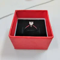 انگشتر نگین الماسی استیل