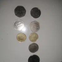 سکه قدیمی 8عدد