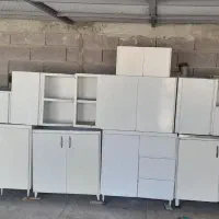 کابینت فلزی ودرب چوبی