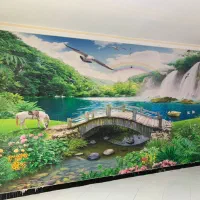 کاغذدیواری،پوستر۳بعدی ،برچسب