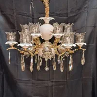 تولید انواع لوستر در مدل‌ها و اندازه های مختلف|لوستر و چراغ آویز|اهر, |دیوار