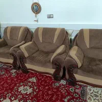 مبل هفت نفره  راحتی|مبلمان خانگی و میز عسلی|شاهین‌شهر, حاجی آباد|دیوار