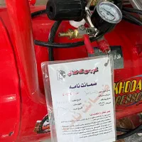 پمپ باد کد خدایی ۵۰ لیتری در حد نو|ابزارآلات|بروجن, |دیوار