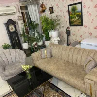 مبل   8 نفره بامیز عسلی|مبلمان خانگی و میز عسلی|گرگان, |دیوار