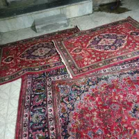 فرش دستبافت ۱۲متری کارکرده و۲عدد فرش یک ونیم متری|فرش|قزوین, |دیوار